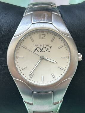 Affymetrix Silver Tone Quartz Watch